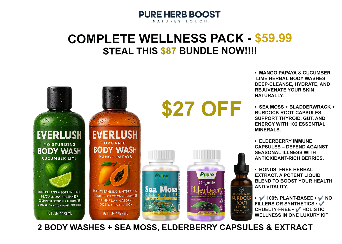 Complete Wellness Bundle Pack – Total Body Renewal from the Inside Out