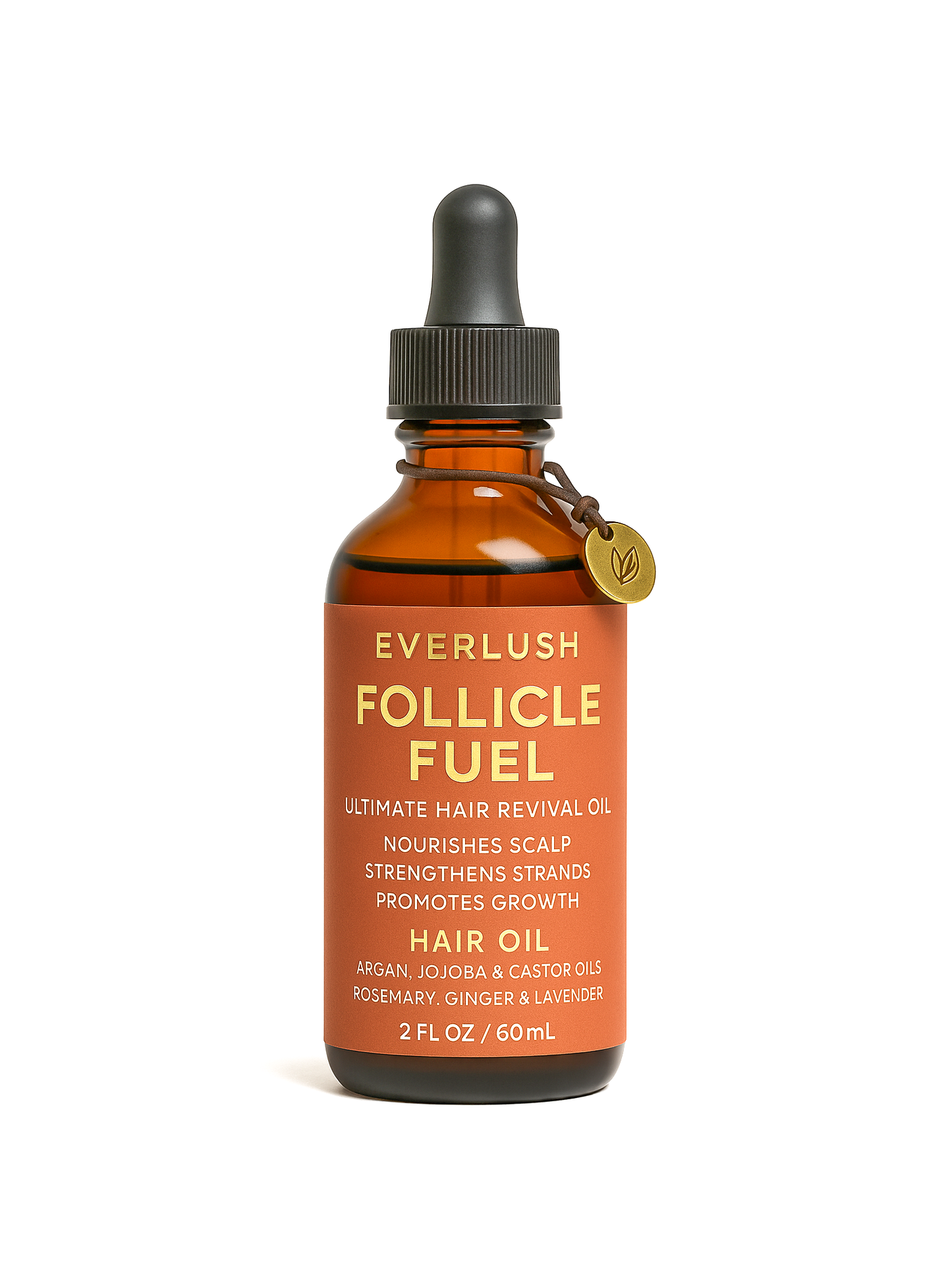 Follicle Fuel Ultimate Hair Revival Oil By Everlush– Herbal Leave-In Scalp & Growth Elixir | Strengthens, Hydrates & Stimulates Hair Growth Naturally
