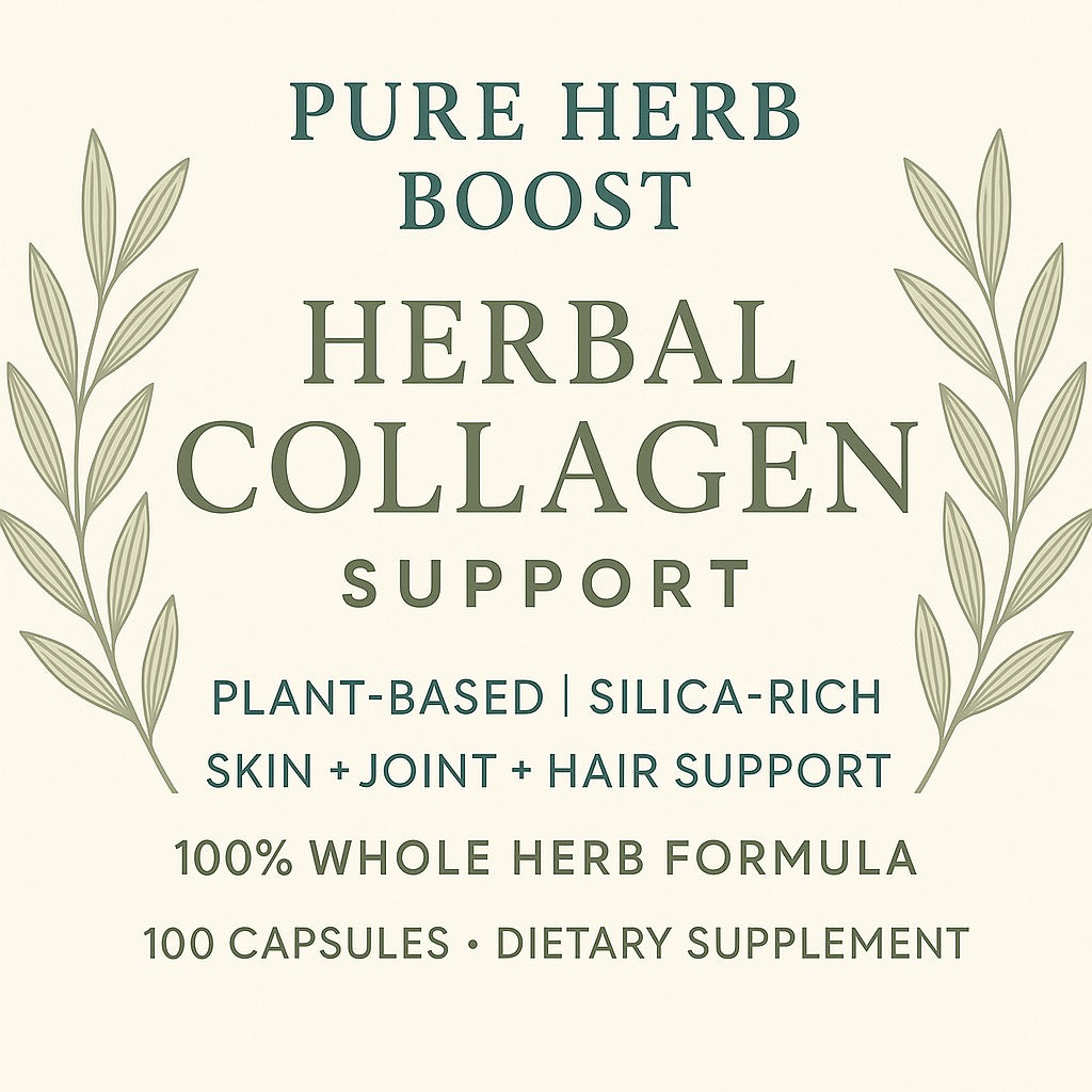 Herbal Collagen 100 Vegan Capsules – Vegan Plant-Based Collagen Booster