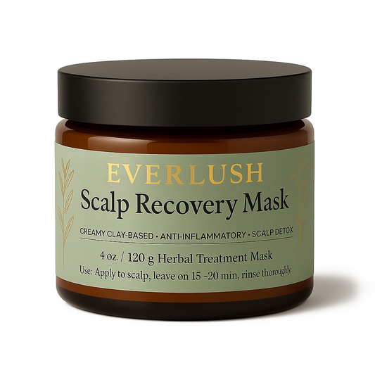 EverLush Scalp Recovery Mask – Detox Phase 1, designed to deeply cleanse and nourish the scalp, promoting healthy hair growth, dandruff removal, and restoring balance.