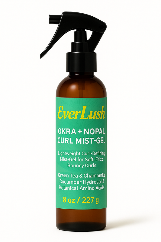 Everlush Herbal Styling Spray – 8 oz for Lightweight Hold, Shine, and Frizz Control