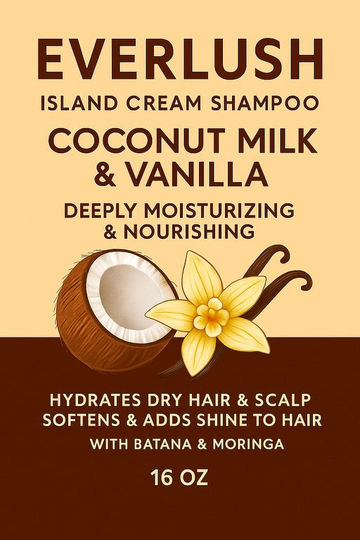 Island Luxe Cream Herbal Shampoo (16 oz)