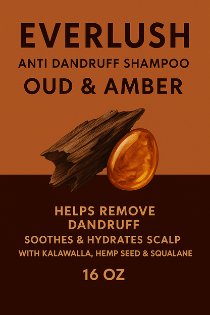Oud & Amber Herbal Shampoo (16 oz)