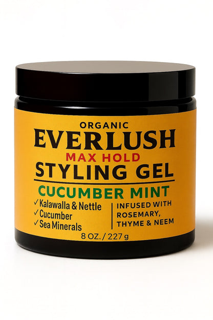 Everlush Max Hold Styling Gel – Firm Hold. No Flake. Pure Herbal Care.