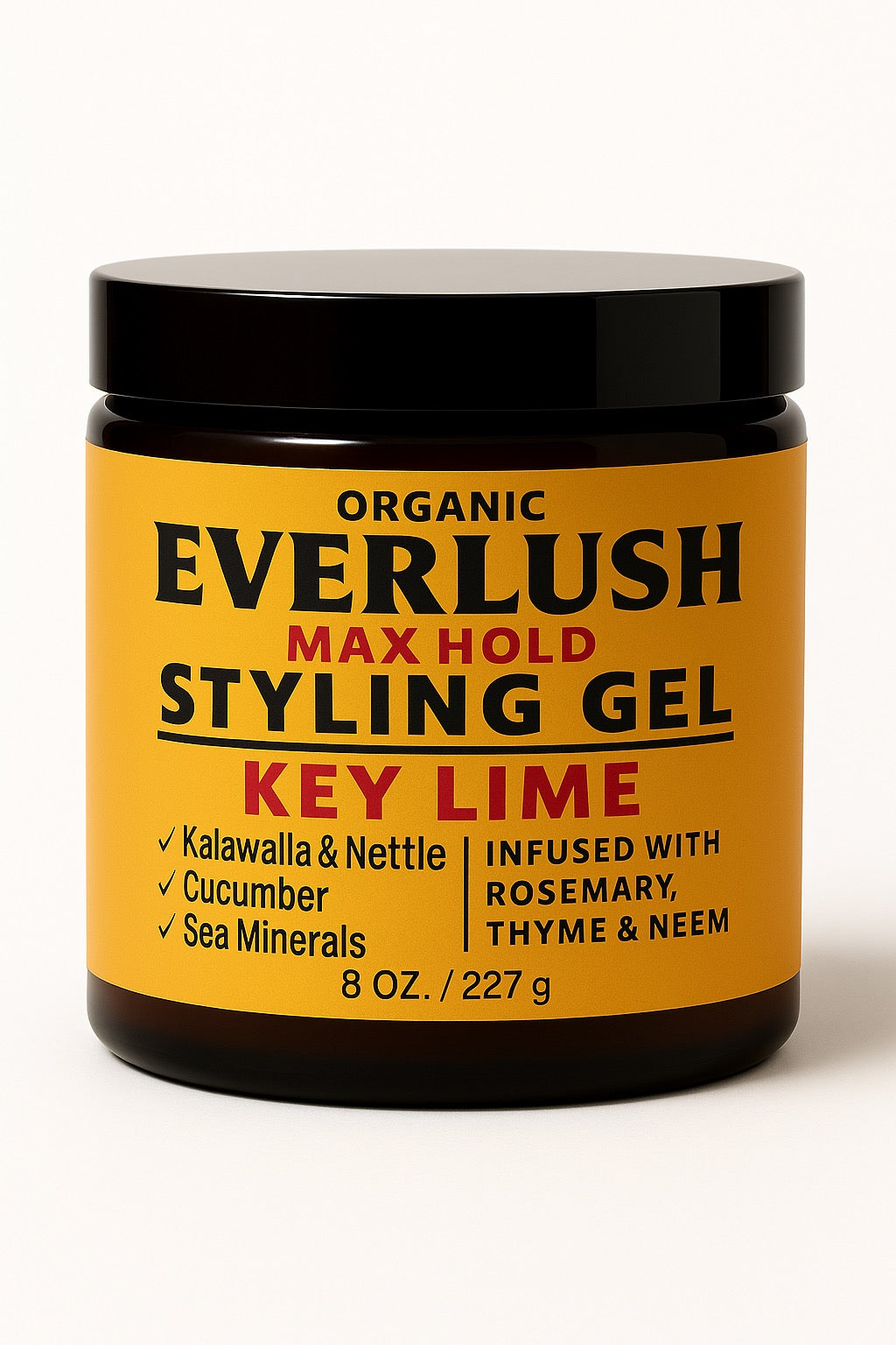 Everlush Max Hold Styling Gel – Firm Hold. No Flake. Pure Herbal Care.