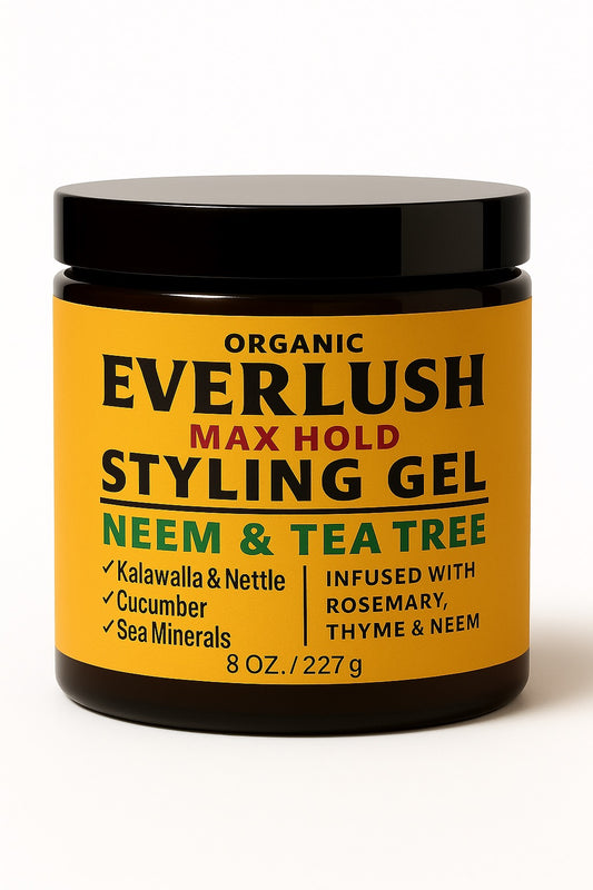 Everlush Max Hold Styling Gel – Firm Hold. No Flake. Pure Herbal Care.