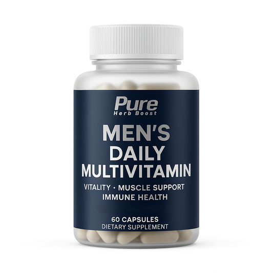 Men’s Daily Multivitamin Herbal Blend – Vitality, Muscle, and Immune Support (60 Capsules)