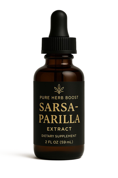 Product image of Sarsaparilla Extract – 60 capsules designed to support natural detox, promote joint health, and help balance hormones with herbal benefits.
